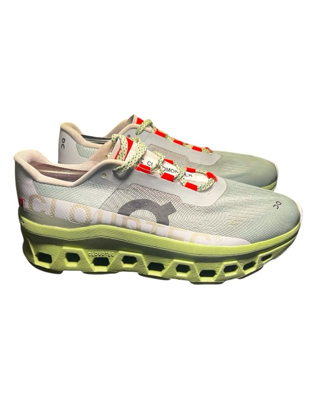 EUC On Cloudmonster Swiss Engineering Women's Size 8 Running Shoes Gray - Picture 9 of 10